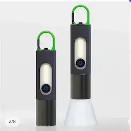 Mini Portable Rechargeable Led flashlight with Power Bank
